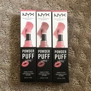 Set of NYX powder puff lippies!! (3)